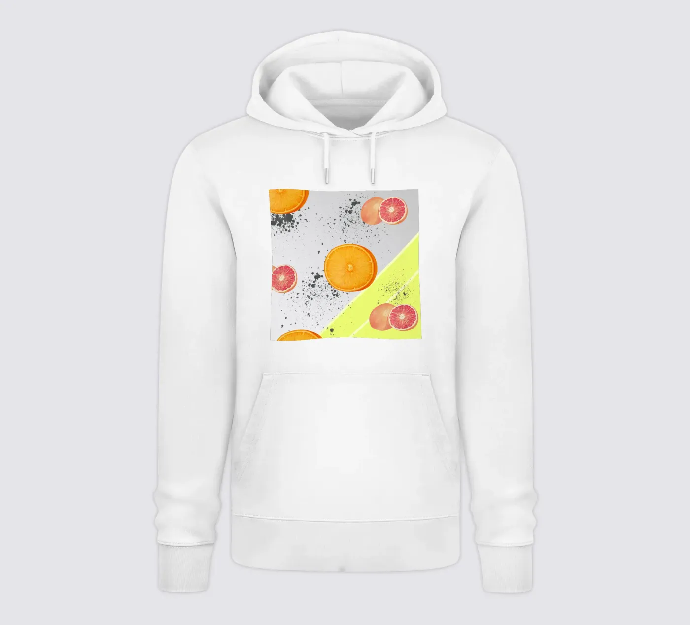 Grapefruit Orange Pattern hoodie van IndigoBird