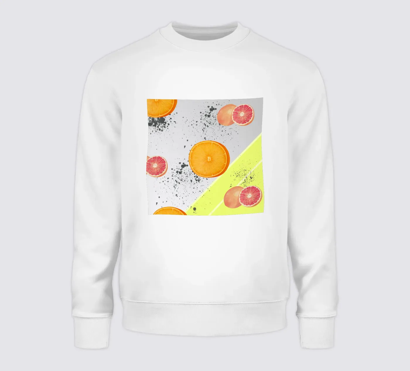 Grapefruit Orange Pattern felpa da IndigoBird