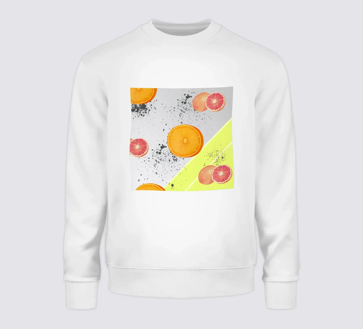 Grapefruit Orange Pattern felpa da IndigoBird