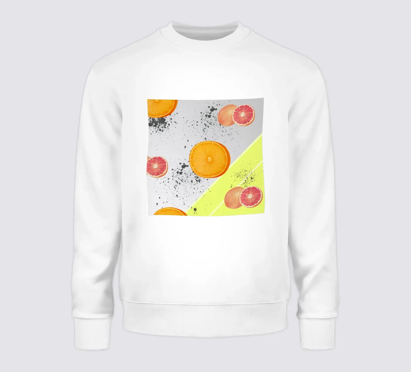 Grapefruit Orange Pattern felpa da IndigoBird