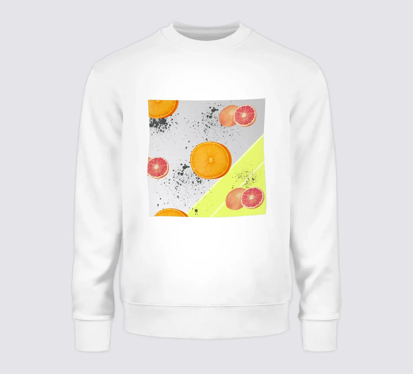 Grapefruit Orange Pattern felpa da IndigoBird