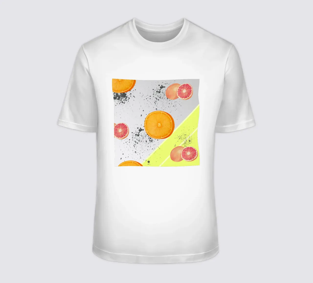 Grapefruit Orange Pattern t-shirt da IndigoBird