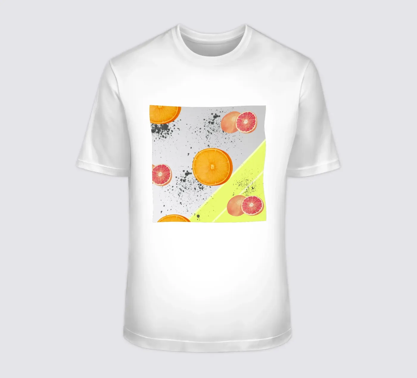 Grapefruit Orange Pattern t-shirt da IndigoBird