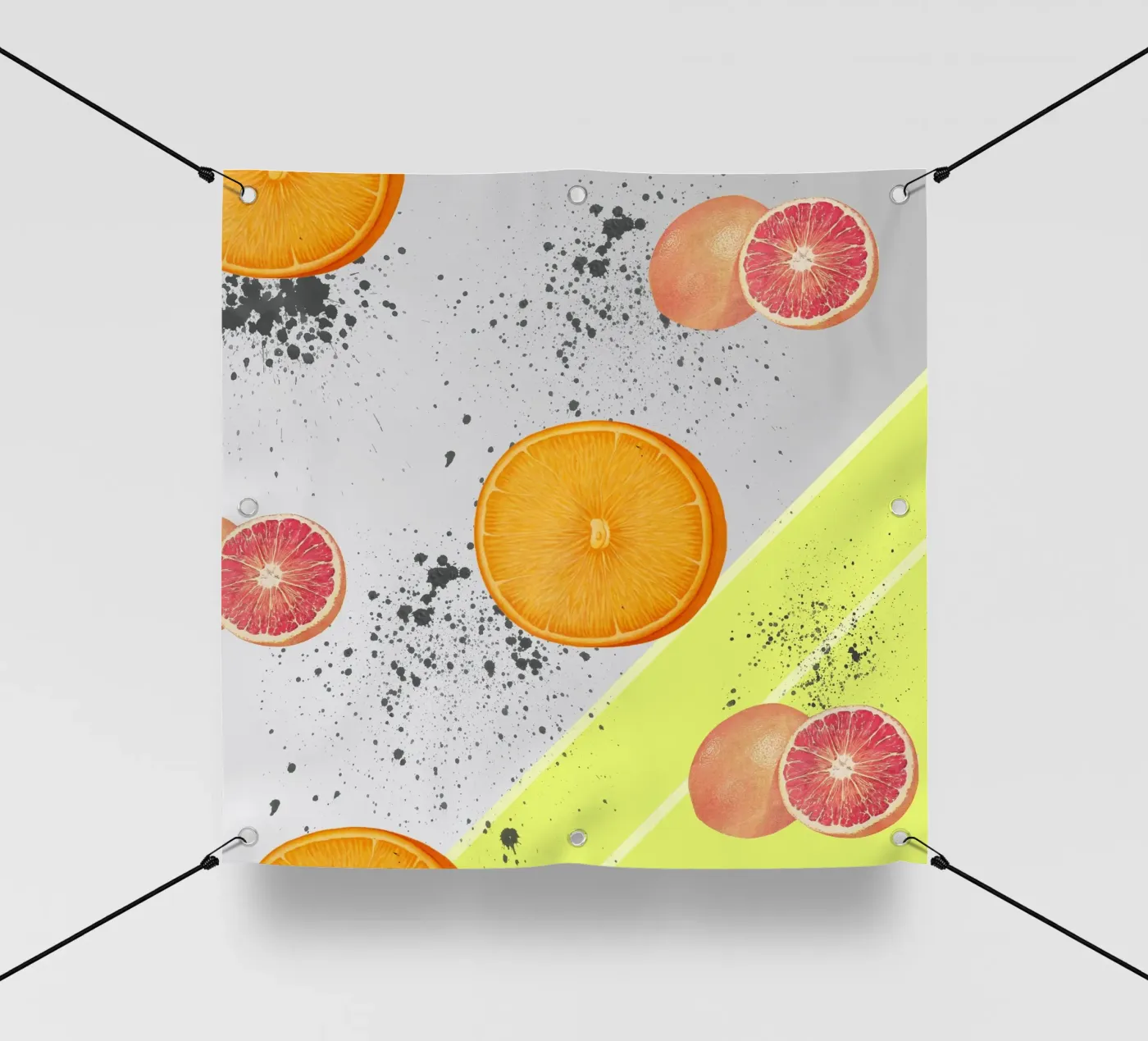 Grapefruit Orange Pattern telo in pvc da IndigoBird