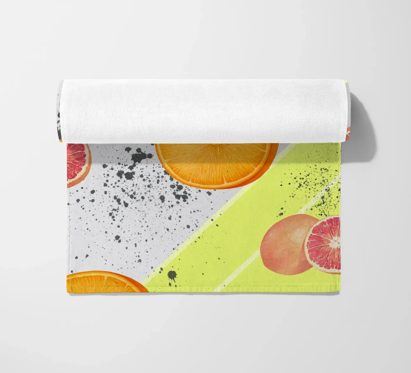 Grapefruit Orange Pattern telo mare da IndigoBird