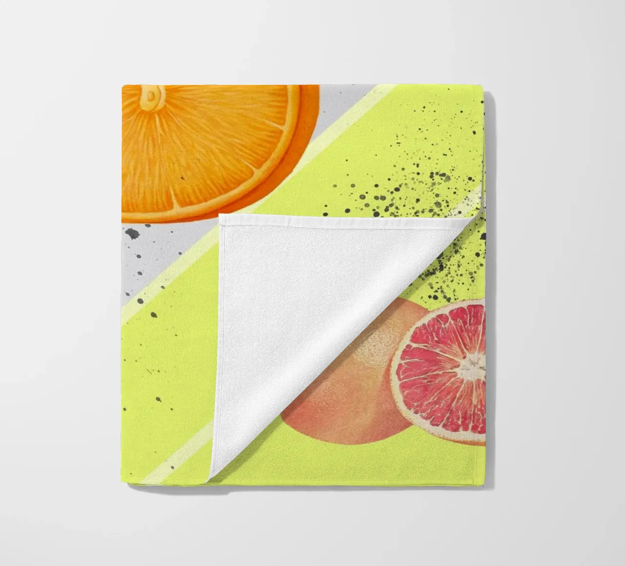 Grapefruit Orange Pattern telo mare da IndigoBird