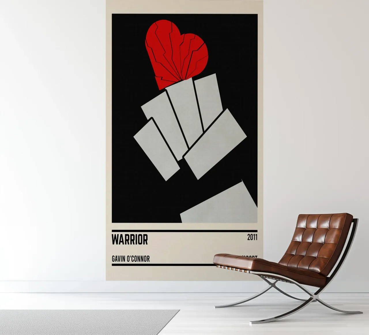 Warrior fotobehang van TheArtstudio