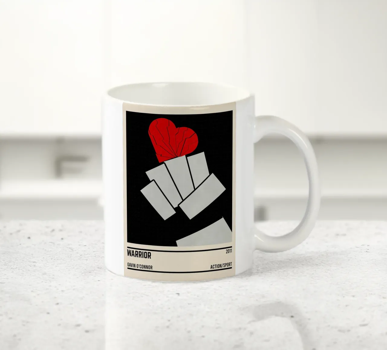 Warrior ceramic mug by TheArtstudio