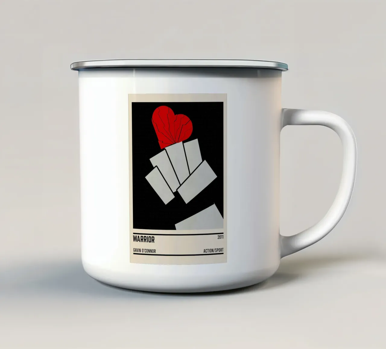 Warrior tazza in smalto da TheArtstudio