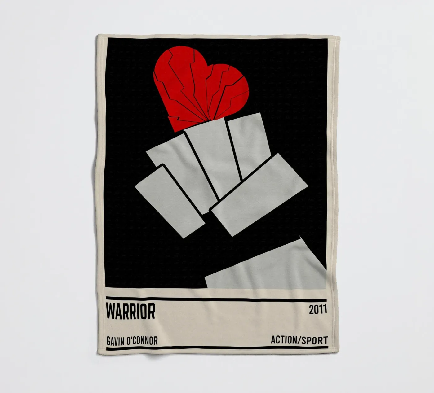 Warrior fleece blanket by TheArtstudio