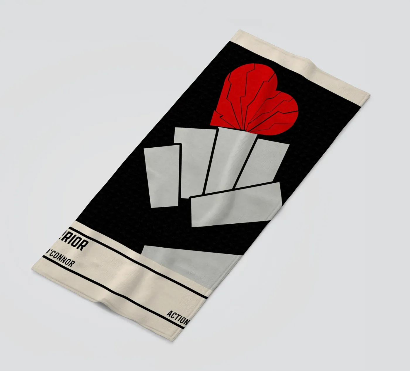 Warrior strandhanddoek van TheArtstudio