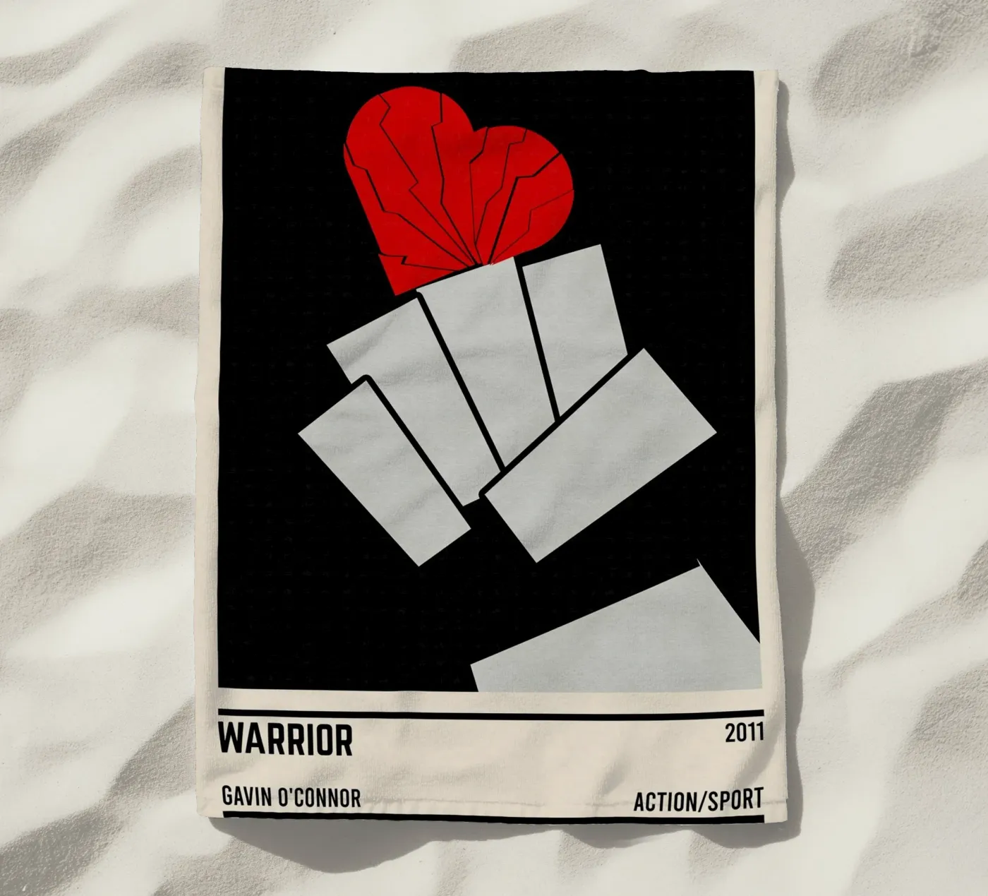Warrior strandhanddoek van TheArtstudio