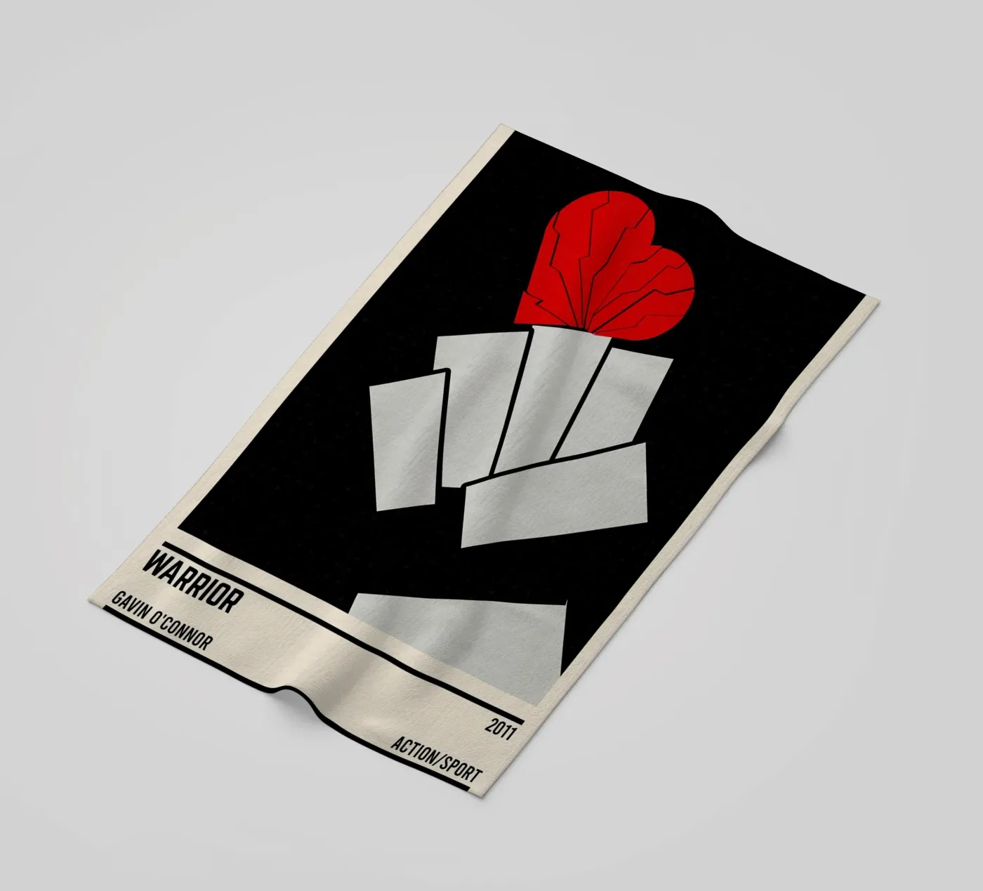 Warrior strandhanddoek van TheArtstudio