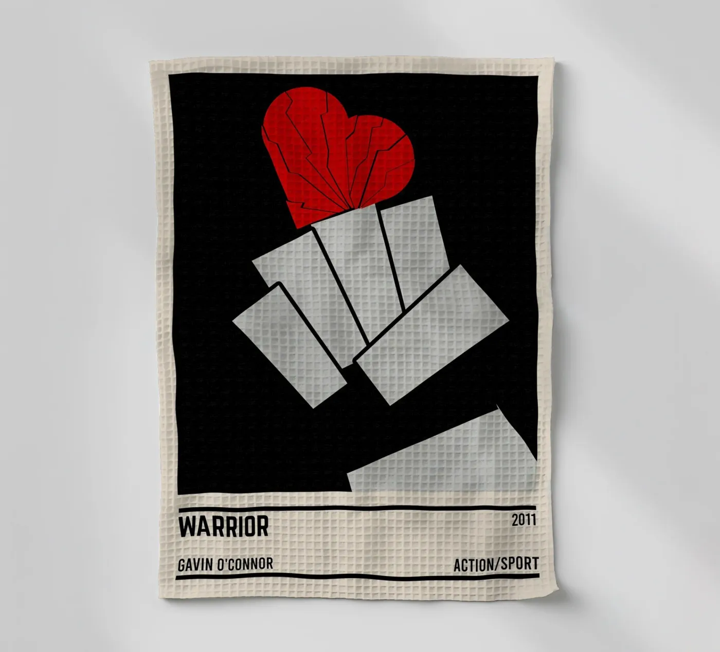 Warrior theedoek van TheArtstudio