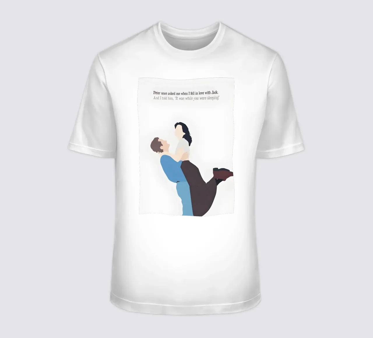 While You Were Sleeping Quote t-shirt da TheArtstudio
