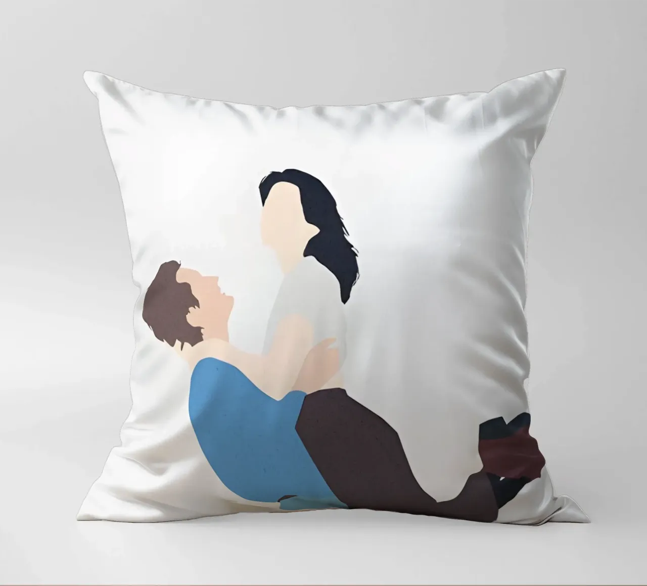 While You Were Sleeping Quote cuscino da TheArtstudio