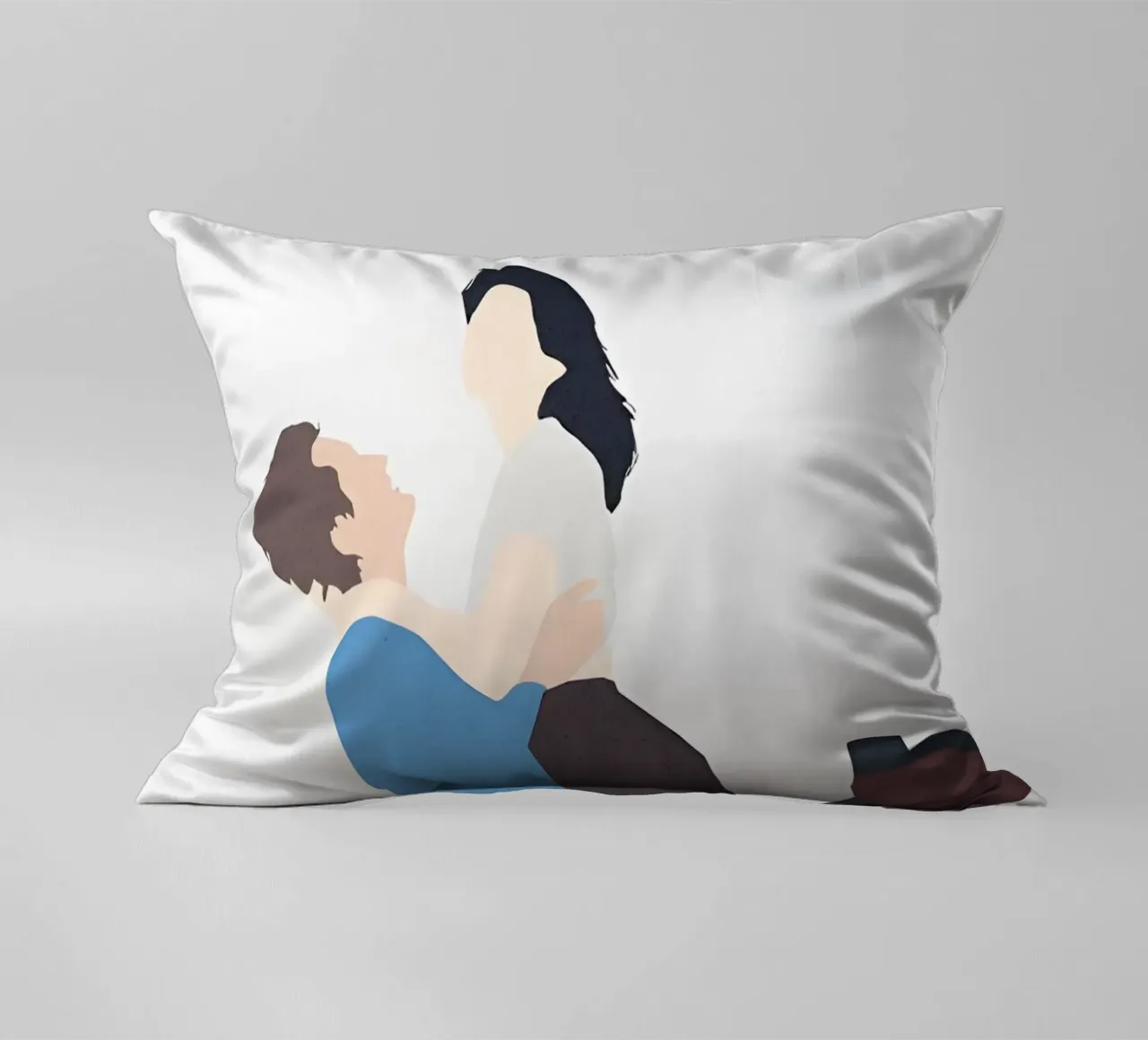 While You Were Sleeping Quote cuscino da TheArtstudio