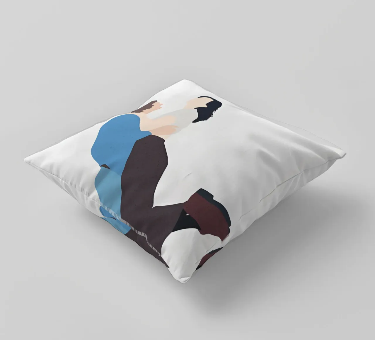 While You Were Sleeping Quote cuscino da TheArtstudio