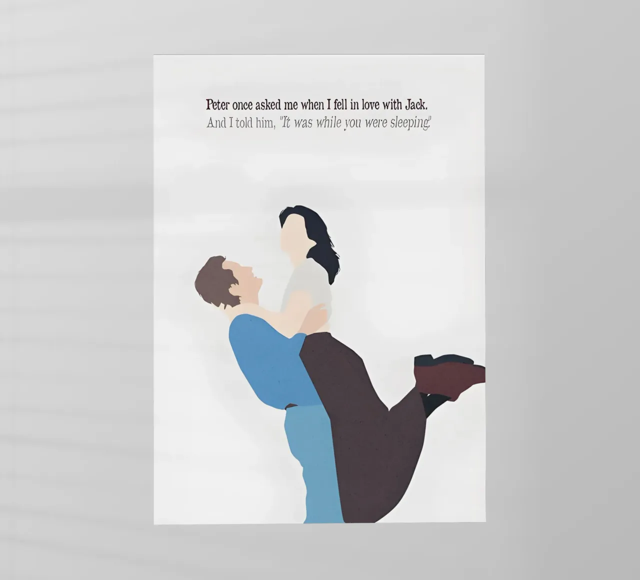 While You Were Sleeping Quote pellicola backlit da TheArtstudio