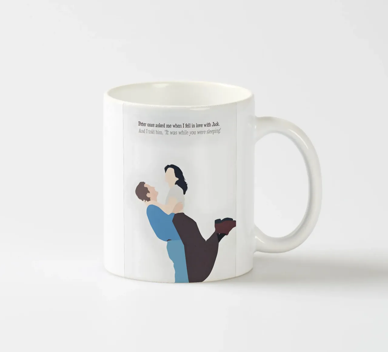 While You Were Sleeping Quote tazza in ceramica da TheArtstudio