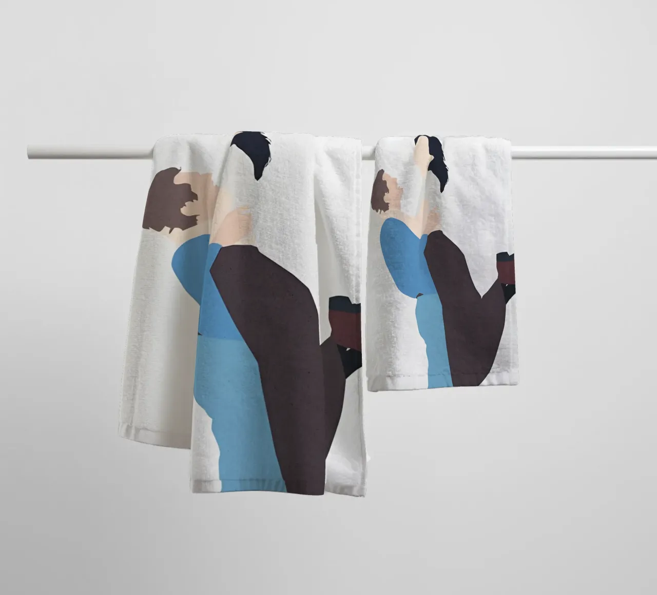 While You Were Sleeping Quote asciugamano da bagno da TheArtstudio