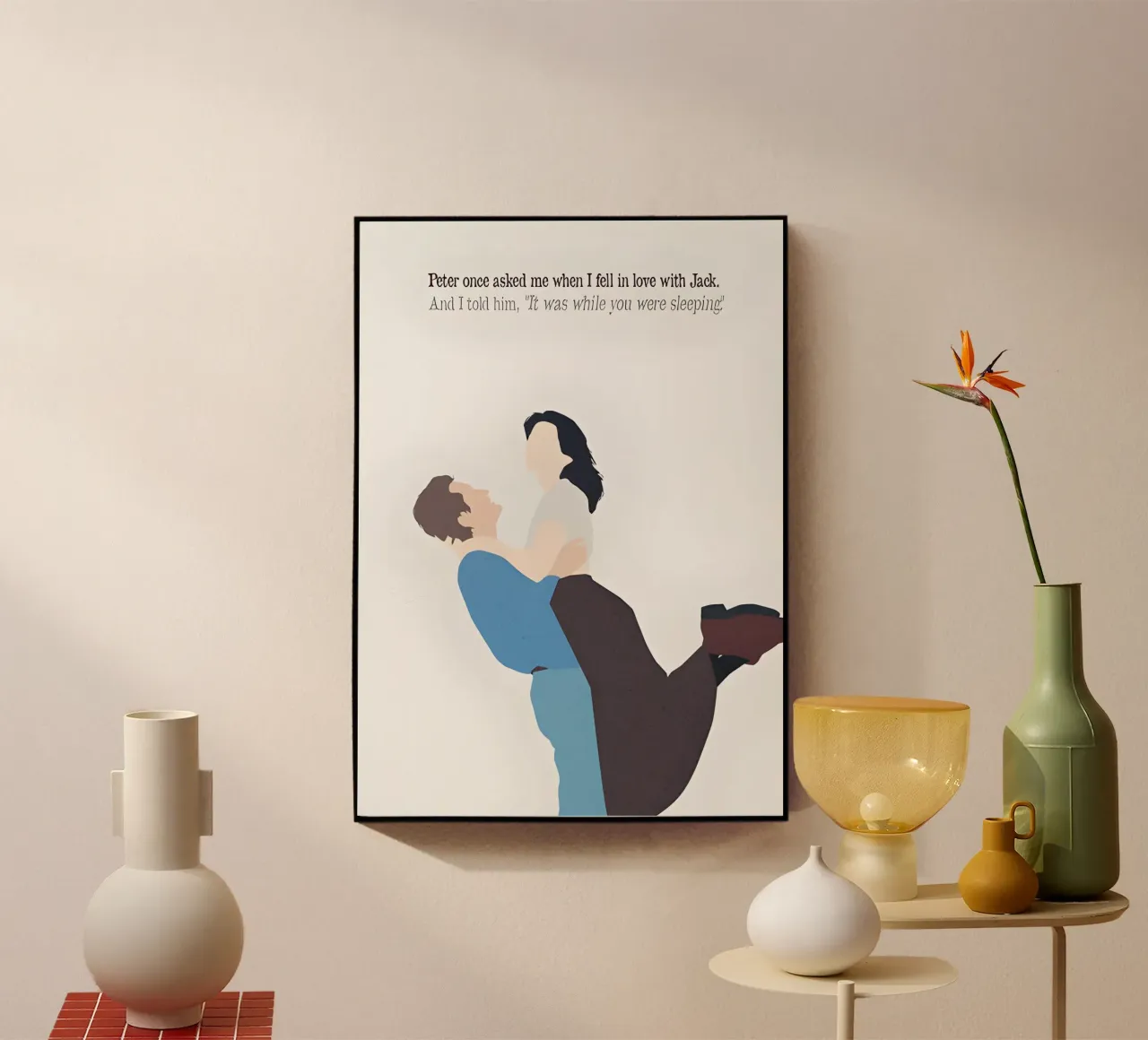 While You Were Sleeping Quote plexiglass da TheArtstudio