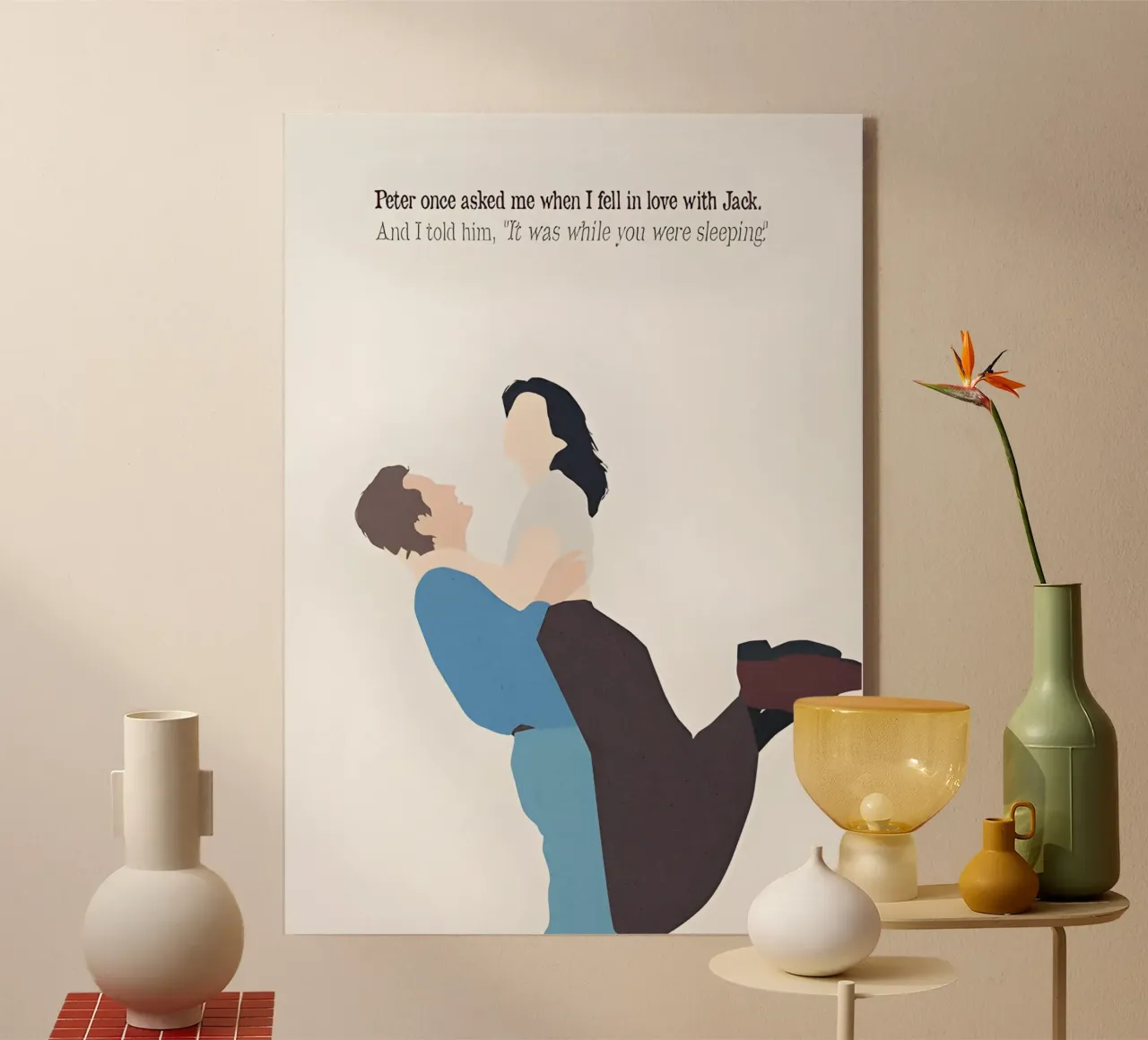 While You Were Sleeping Quote plexiglass da TheArtstudio