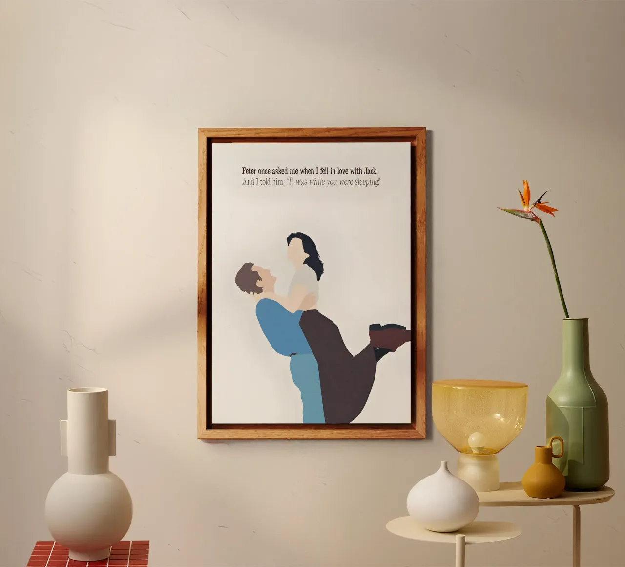 While You Were Sleeping Quote alluminio dibond da TheArtstudio