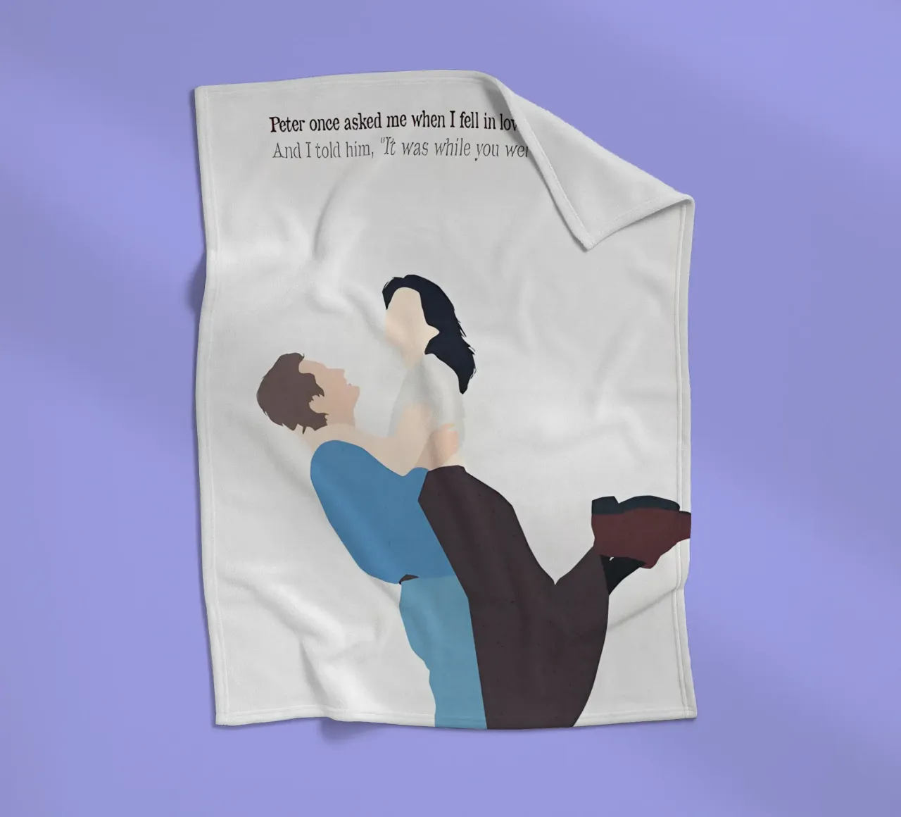 While You Were Sleeping Quote coperta in pile da TheArtstudio