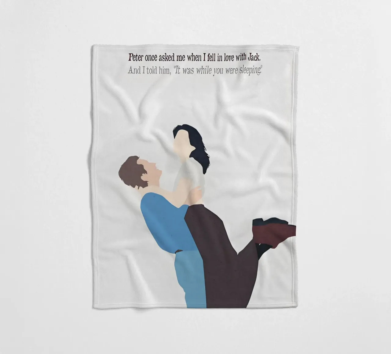 While You Were Sleeping Quote coperta in pile da TheArtstudio