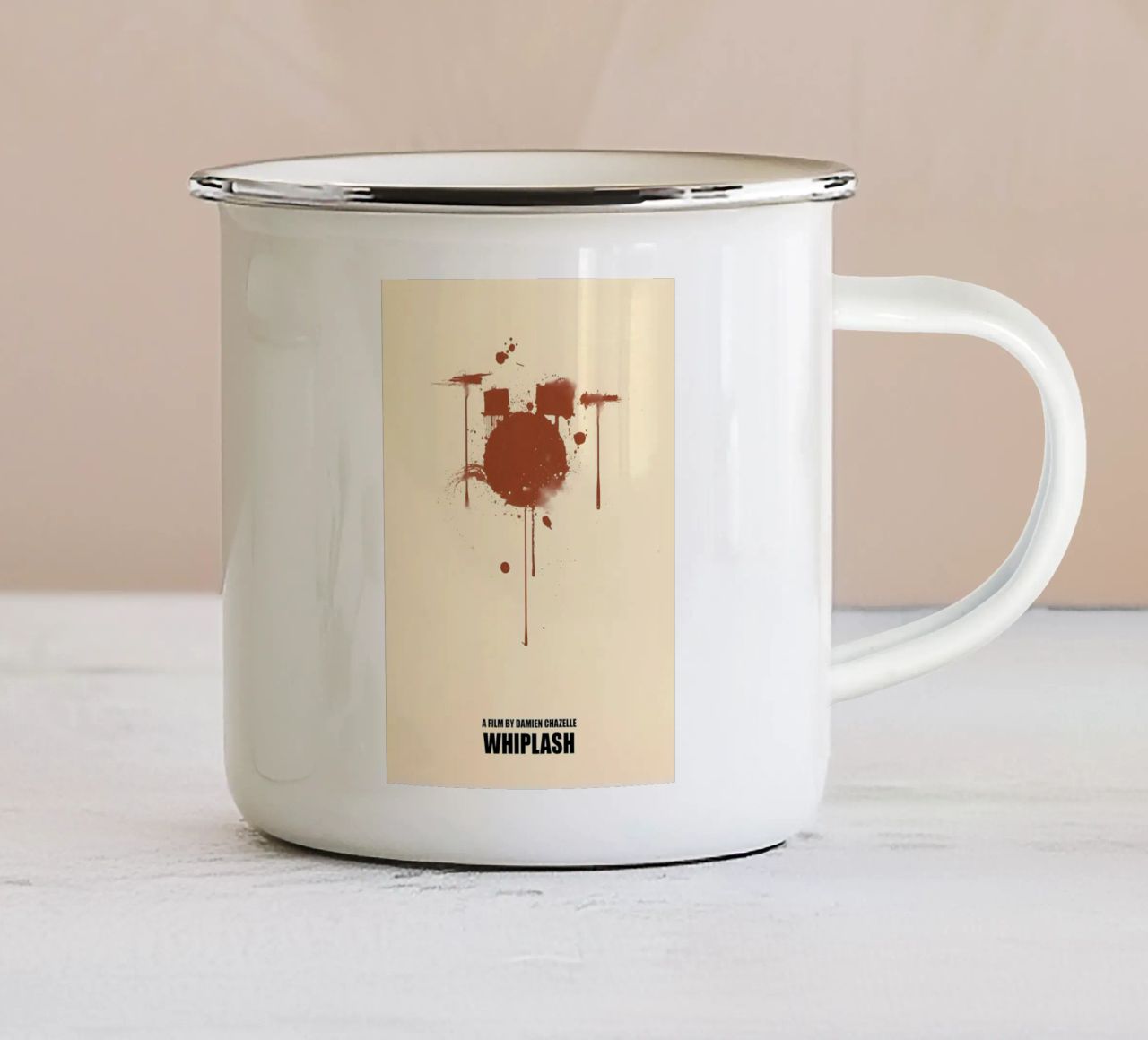 Whiplash tazza in smalto da TheArtstudio