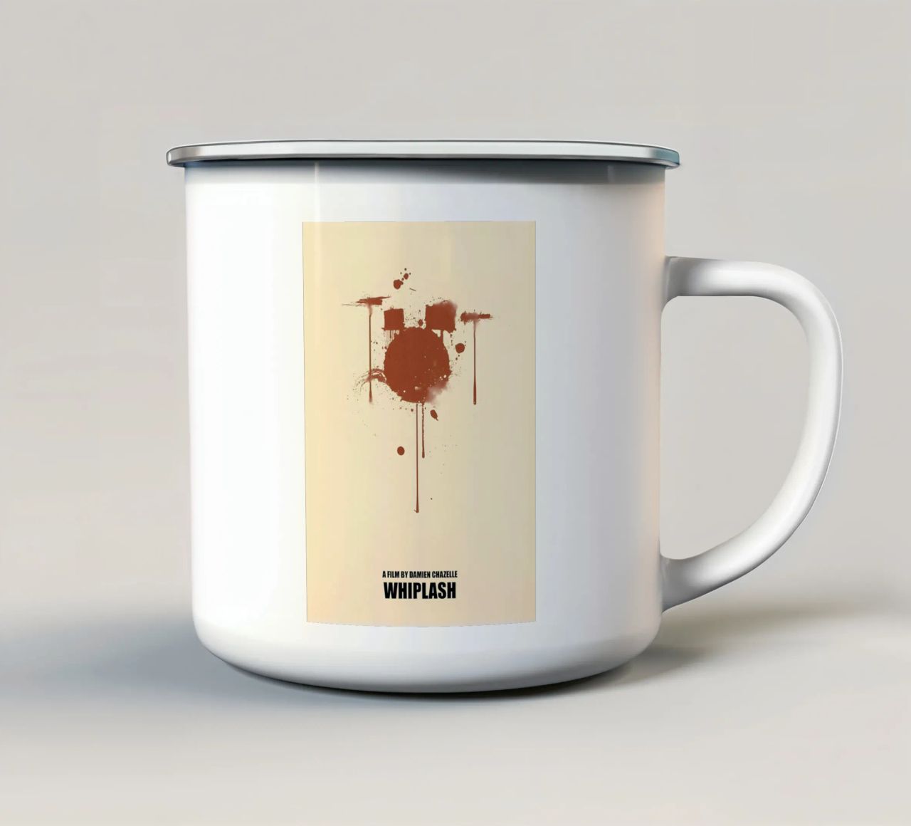 Whiplash tazza in smalto da TheArtstudio