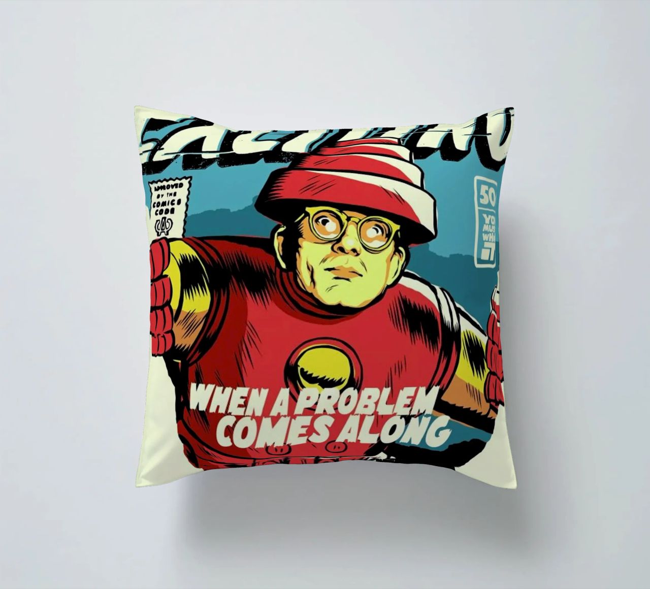 Post-Punk Problem decorative cushion by Butcher Billy