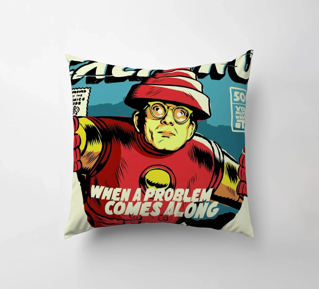 Post-Punk Problem decorative cushion by Butcher Billy