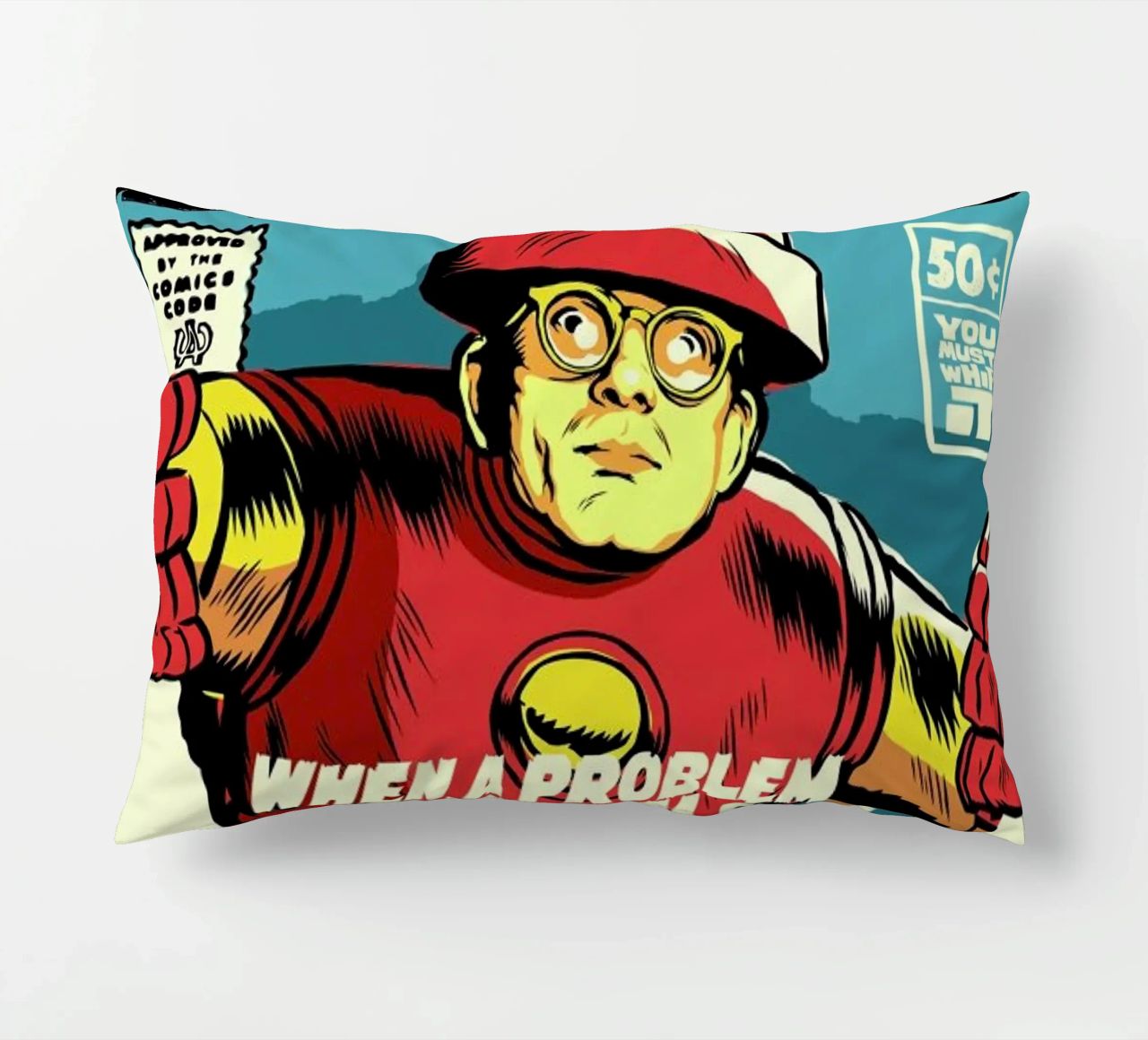 Post-Punk Problem decorative cushion by Butcher Billy