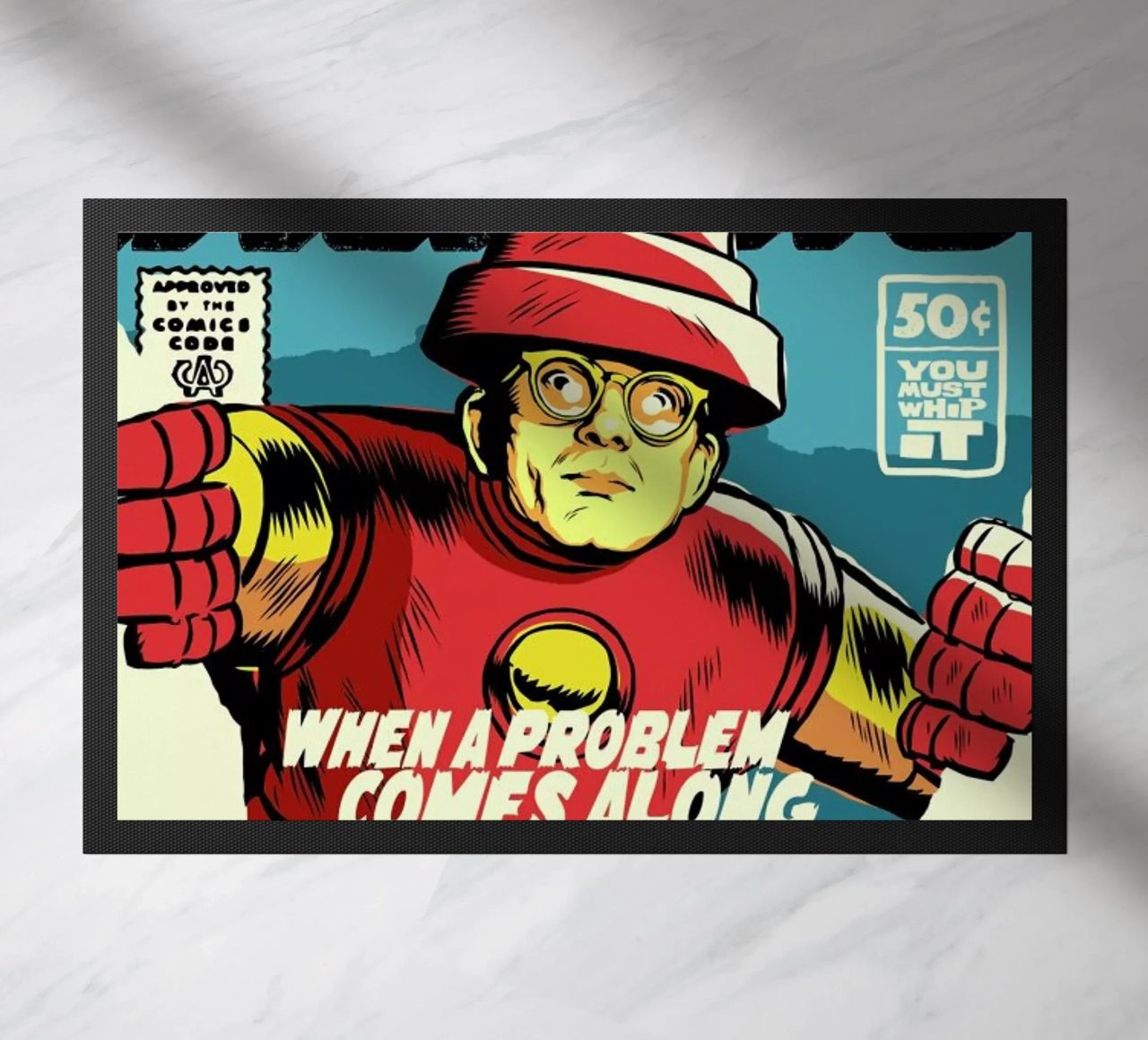 Post-Punk Problem doormat by Butcher Billy