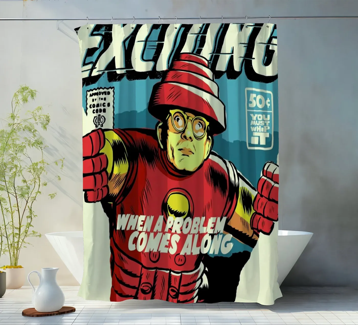 Post-Punk Problem Duschvorhang von Butcher Billy