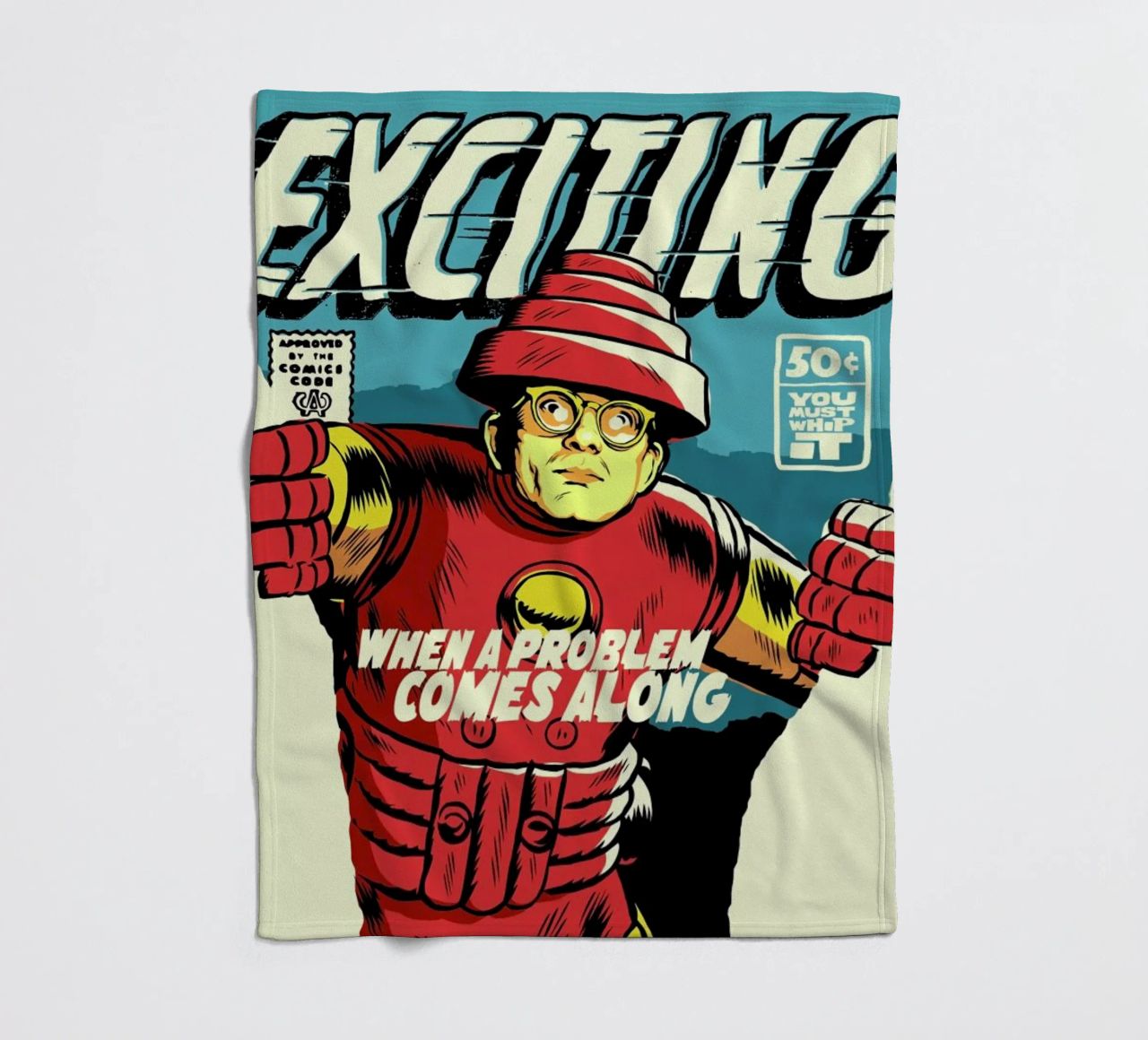 Post-Punk Problem fleece blanket by Butcher Billy
