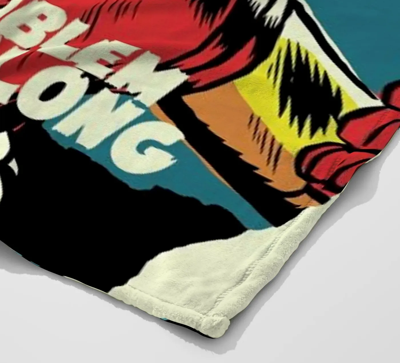 Post-Punk Problem fleece blanket by Butcher Billy