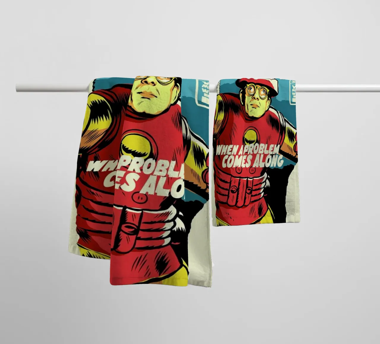 Post-Punk Problem asciugamano da bagno da Butcher Billy