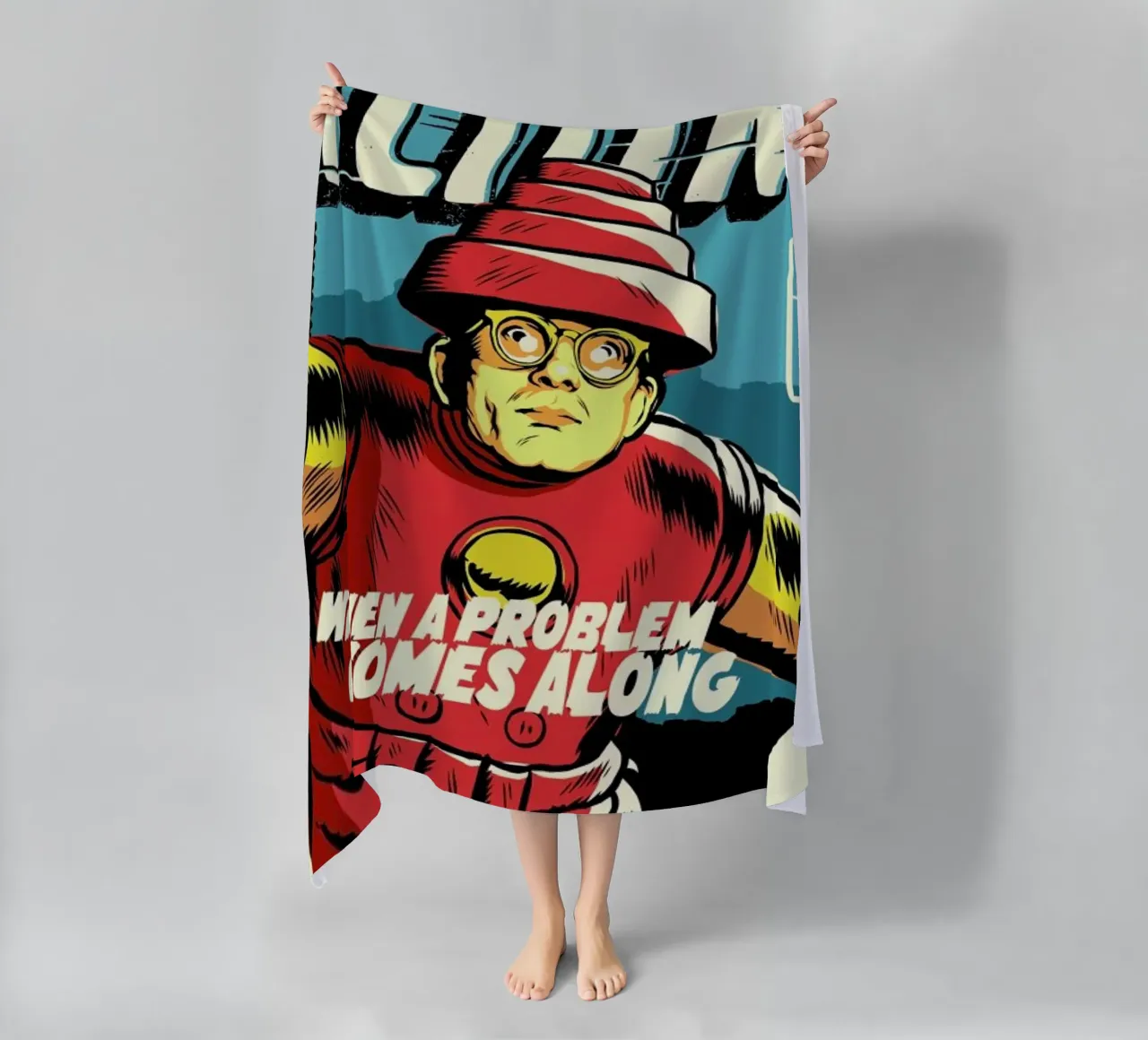 Post-Punk Problem strandhanddoek van Butcher Billy
