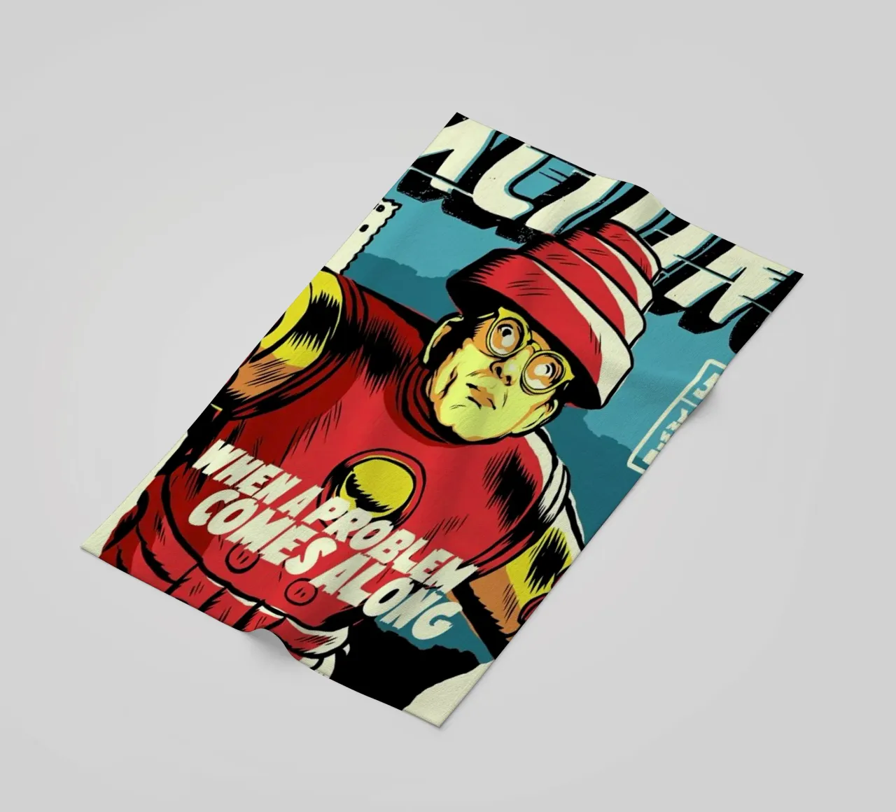 Post-Punk Problem strandhanddoek van Butcher Billy
