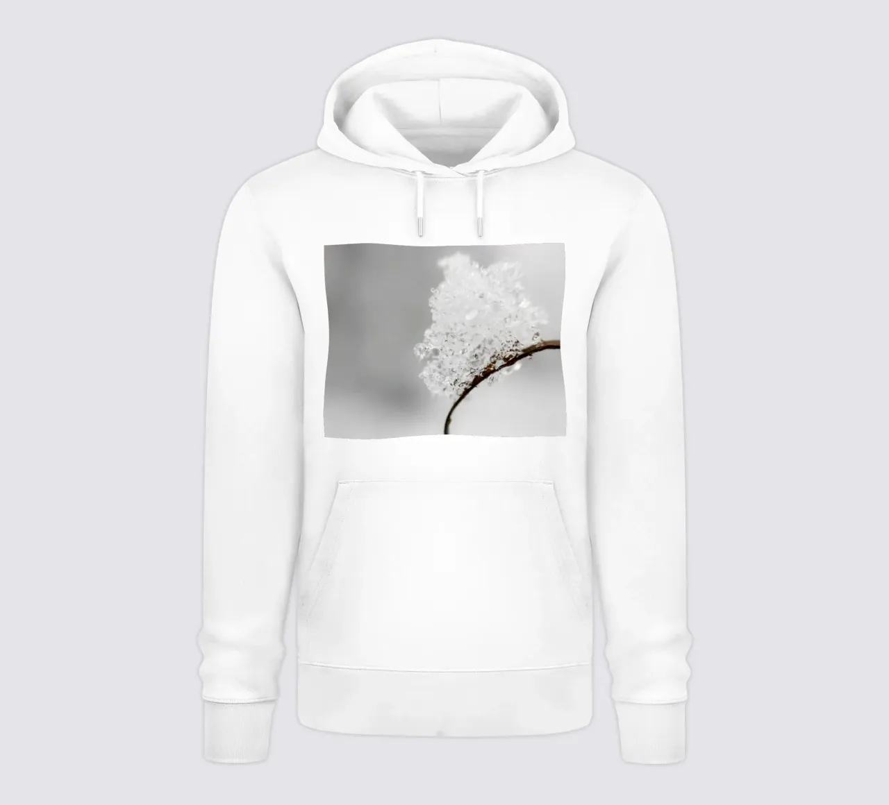 Macro design invernale minimalista felpa con cappuccio da Whole©