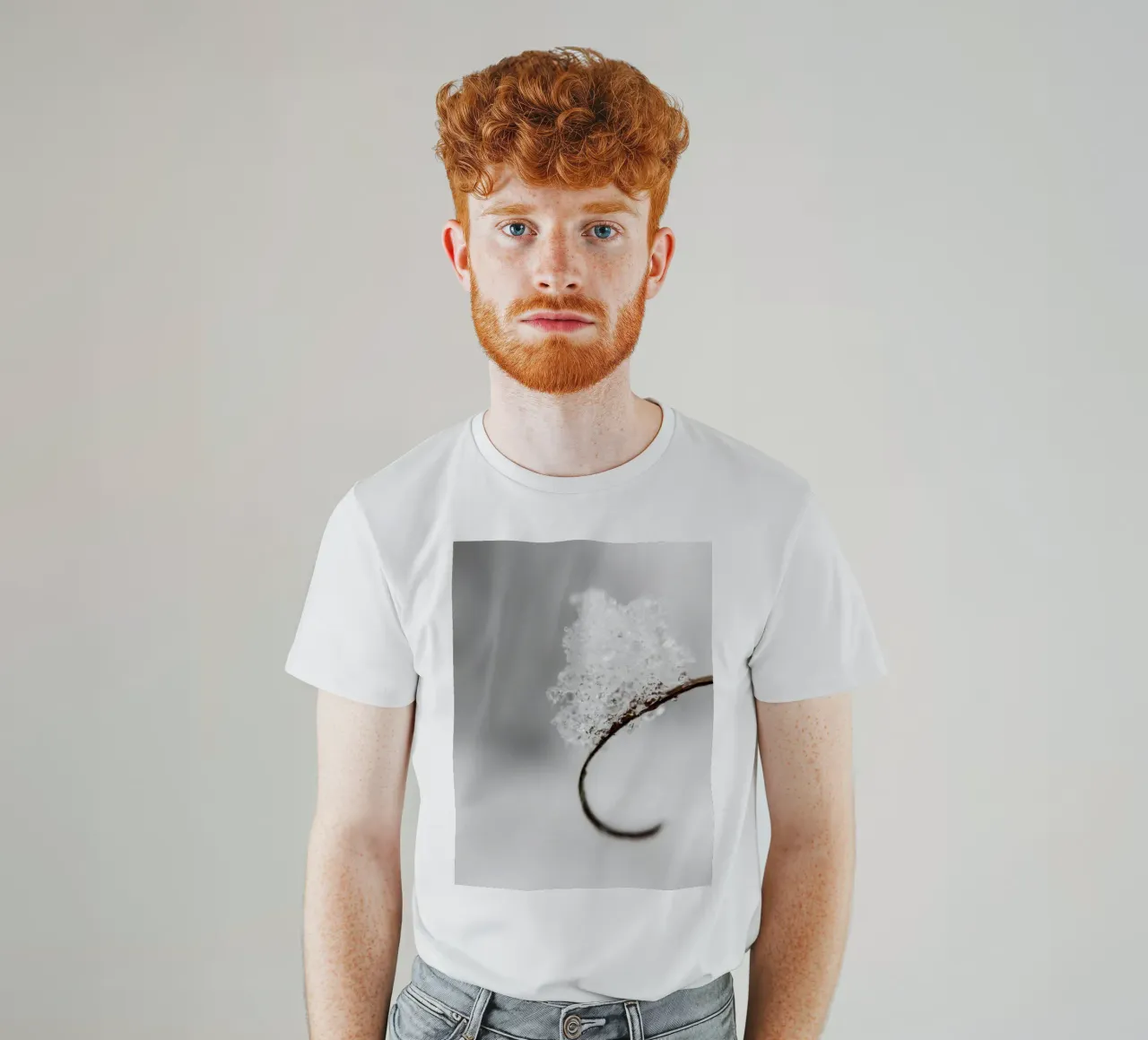 Macro design invernale minimalista t-shirt da Whole©