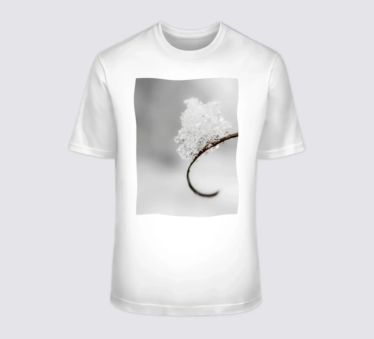 Macro design invernale minimalista t-shirt da Whole©