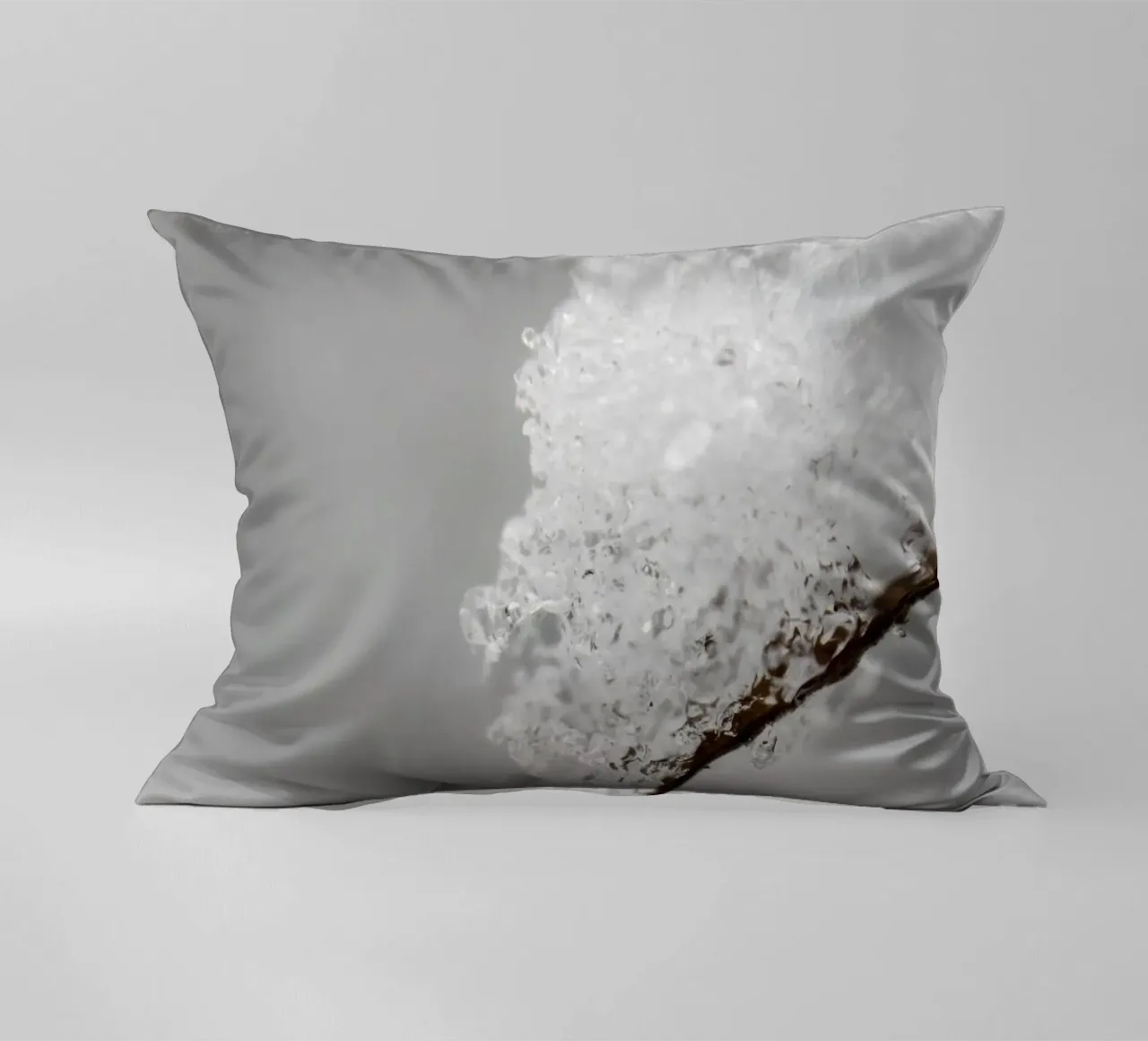 Macro design invernale minimalista cuscino da Whole©