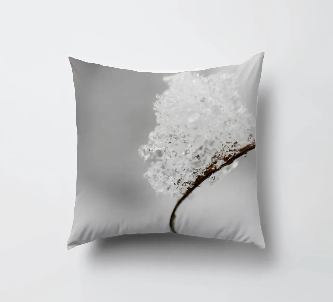 Macro design invernale minimalista cuscino da Whole©