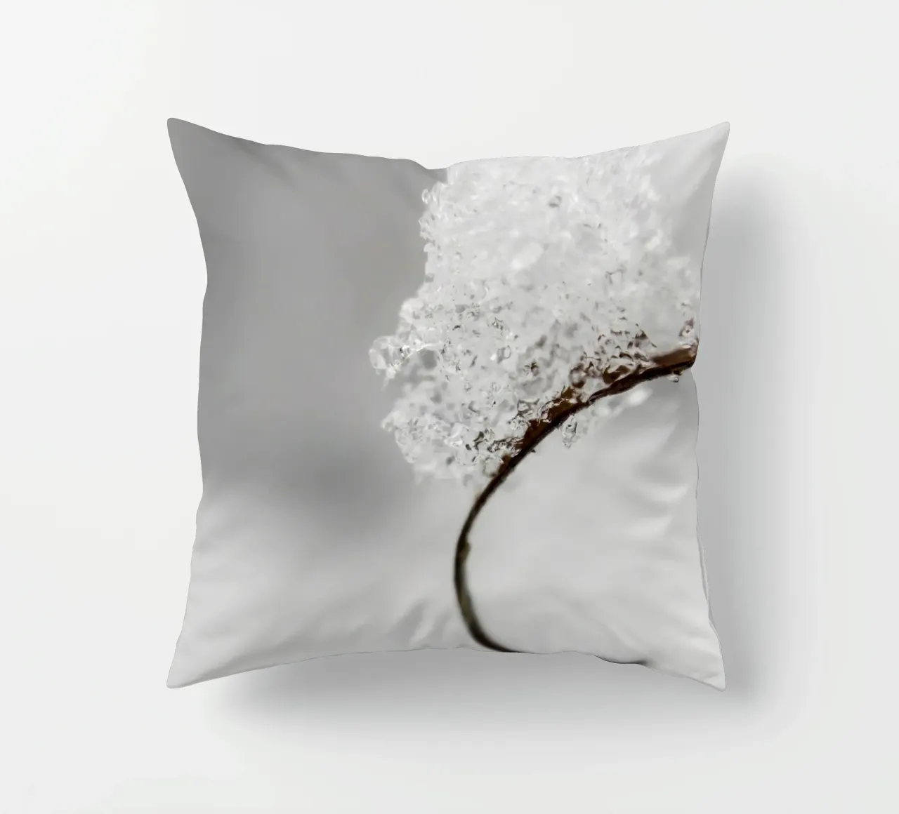 Macro design invernale minimalista cuscino da Whole©