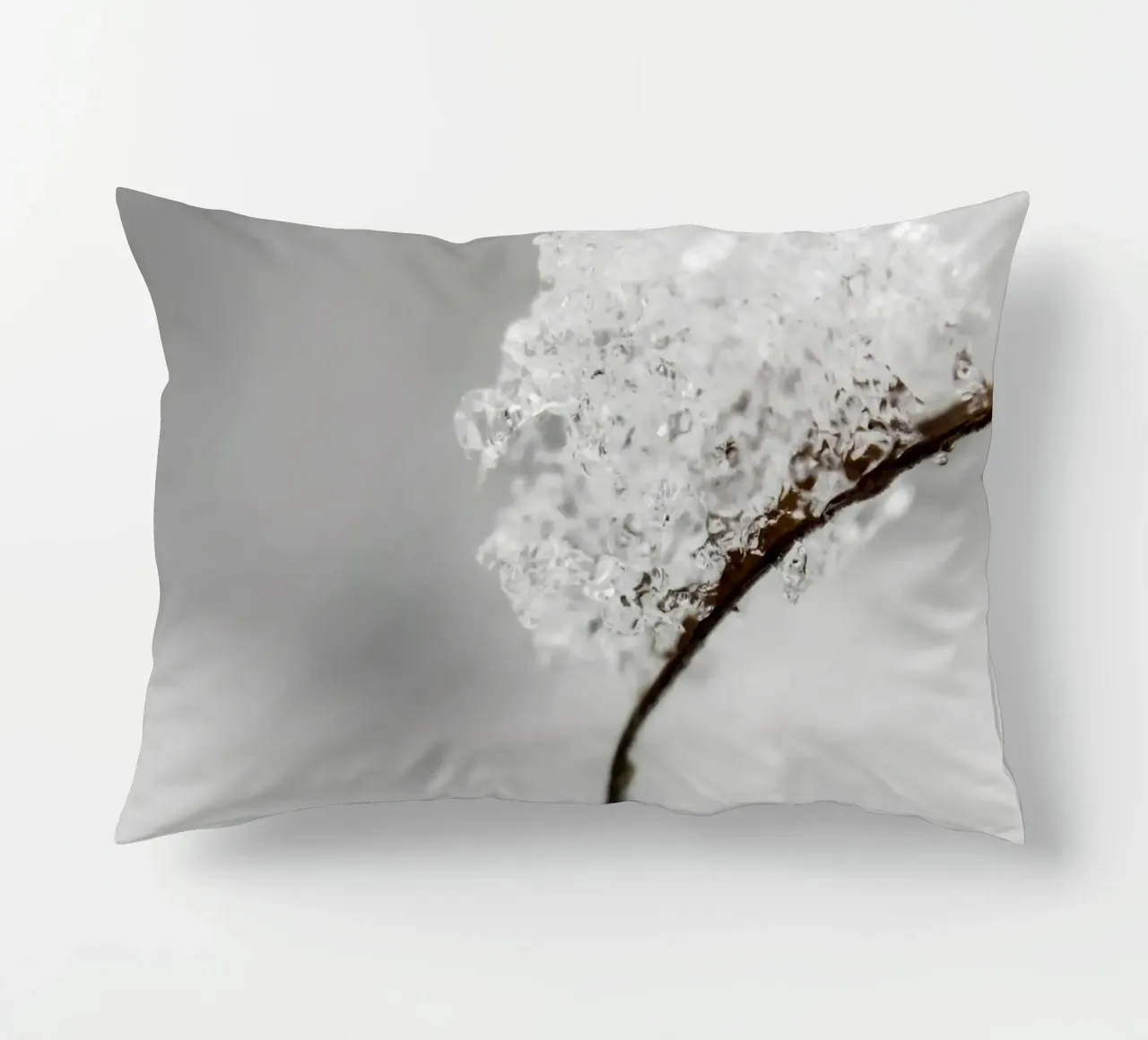 Macro design invernale minimalista cuscino da Whole©