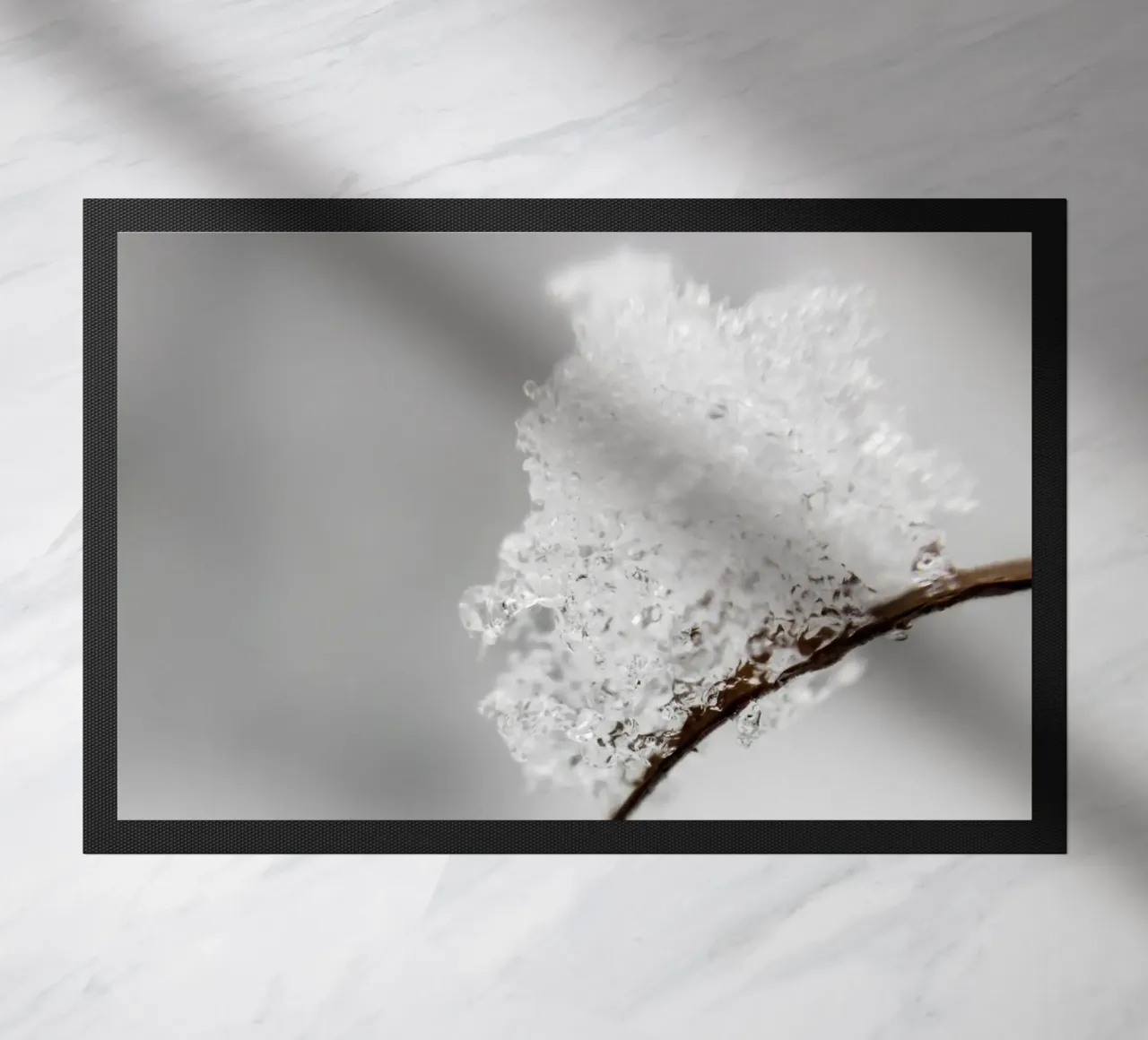 Macro design invernale minimalista zerbino da Whole©